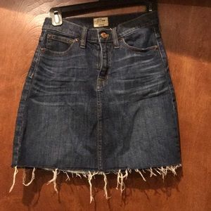 Jcrew mini skirt